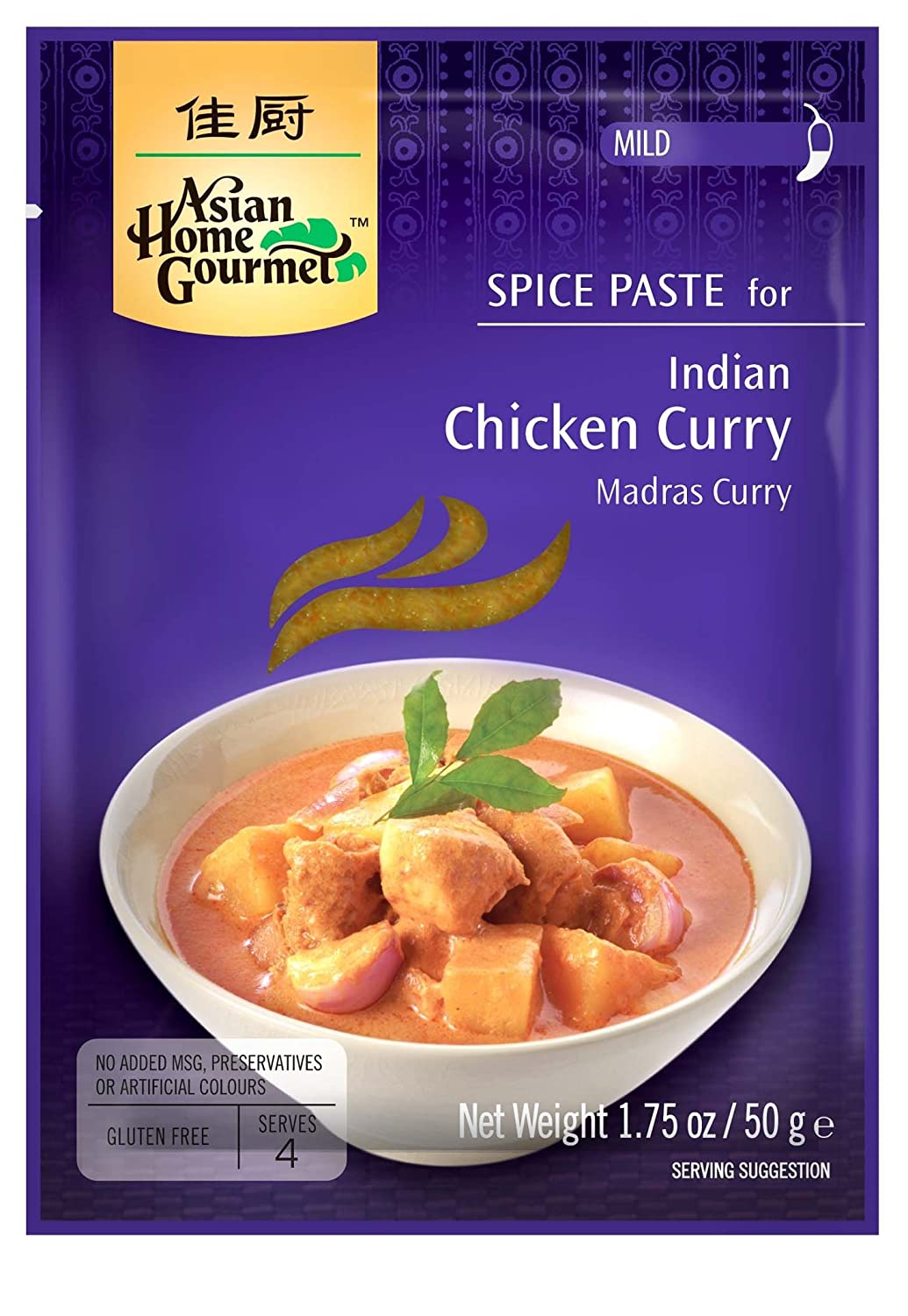 Asian Home Gourmet Indian Chicken Curry Spice Paste
