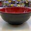 Red/Black Soup Bowl 8"