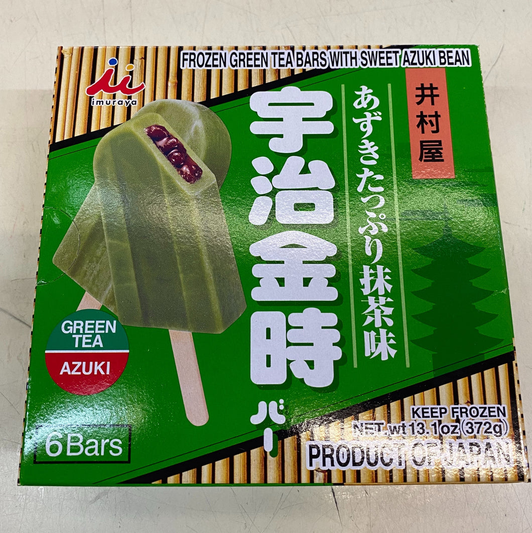 Imuraya Frozen Green Tea Bars with Sweet Azuki Bean