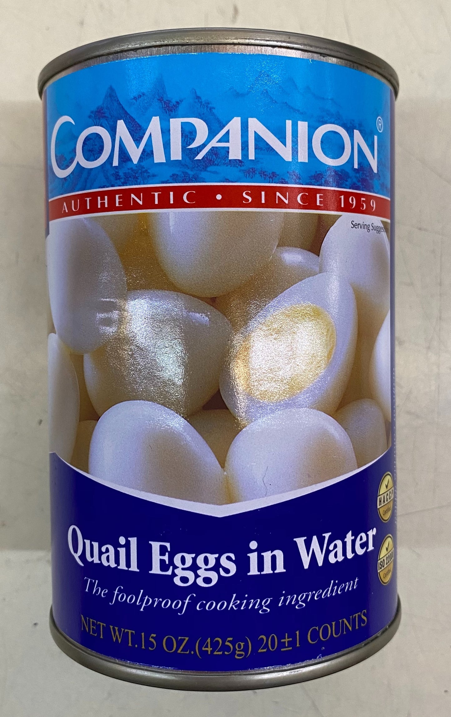 Companion Quail Eggs in Water