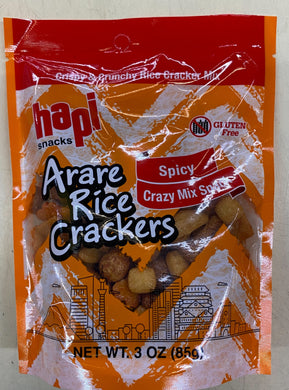 Hapi Spicy Crazy Mix Arare Rice Crackers
