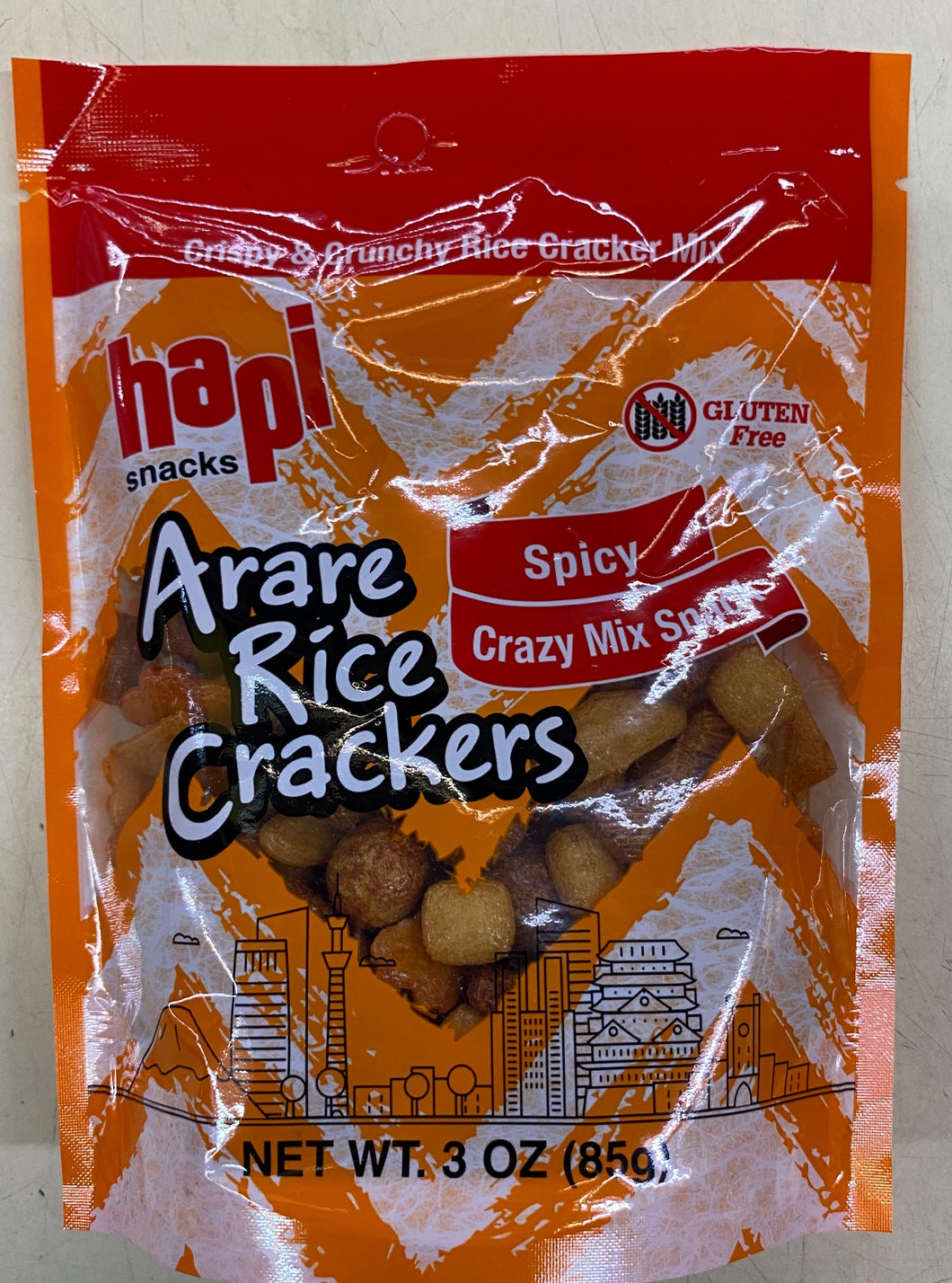 Hapi Spicy Crazy Mix Arare Rice Crackers