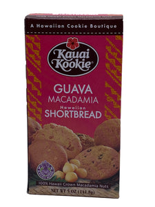 Kauai Kookie Guava Macadamia Hawaiian Shortbread