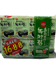 Wang Seasoned Seaweed with Green Tea 16ct