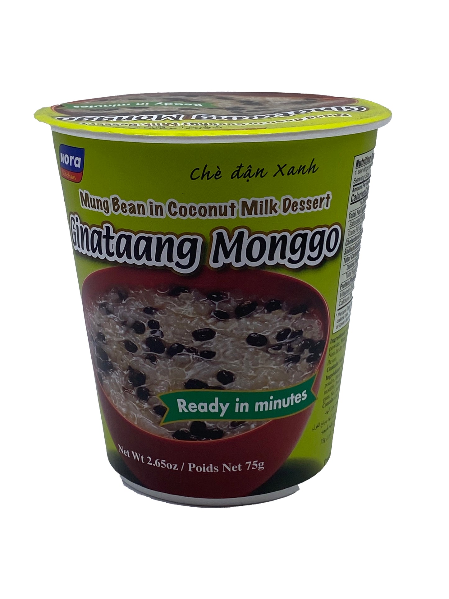Nora Kitchen Mung Bean in Coconut Milk Dessert