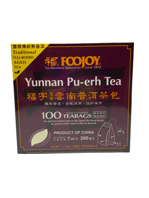 Foojoy Yunnan Pu-erh Tea 100ct