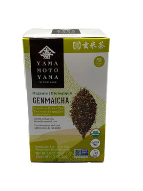Yamamotoyama Organic Genmaicha Tea Bags 18ct