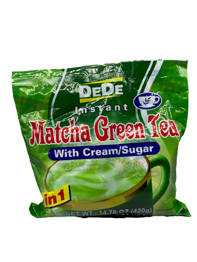 DEDE Instant Matcha Green Tea 3 in 1