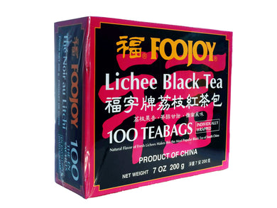 Foojoy Lichee Black Tea (100 Teabags)