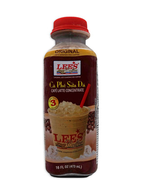 Lee's Coffee Original Cafe Latte Concentrate