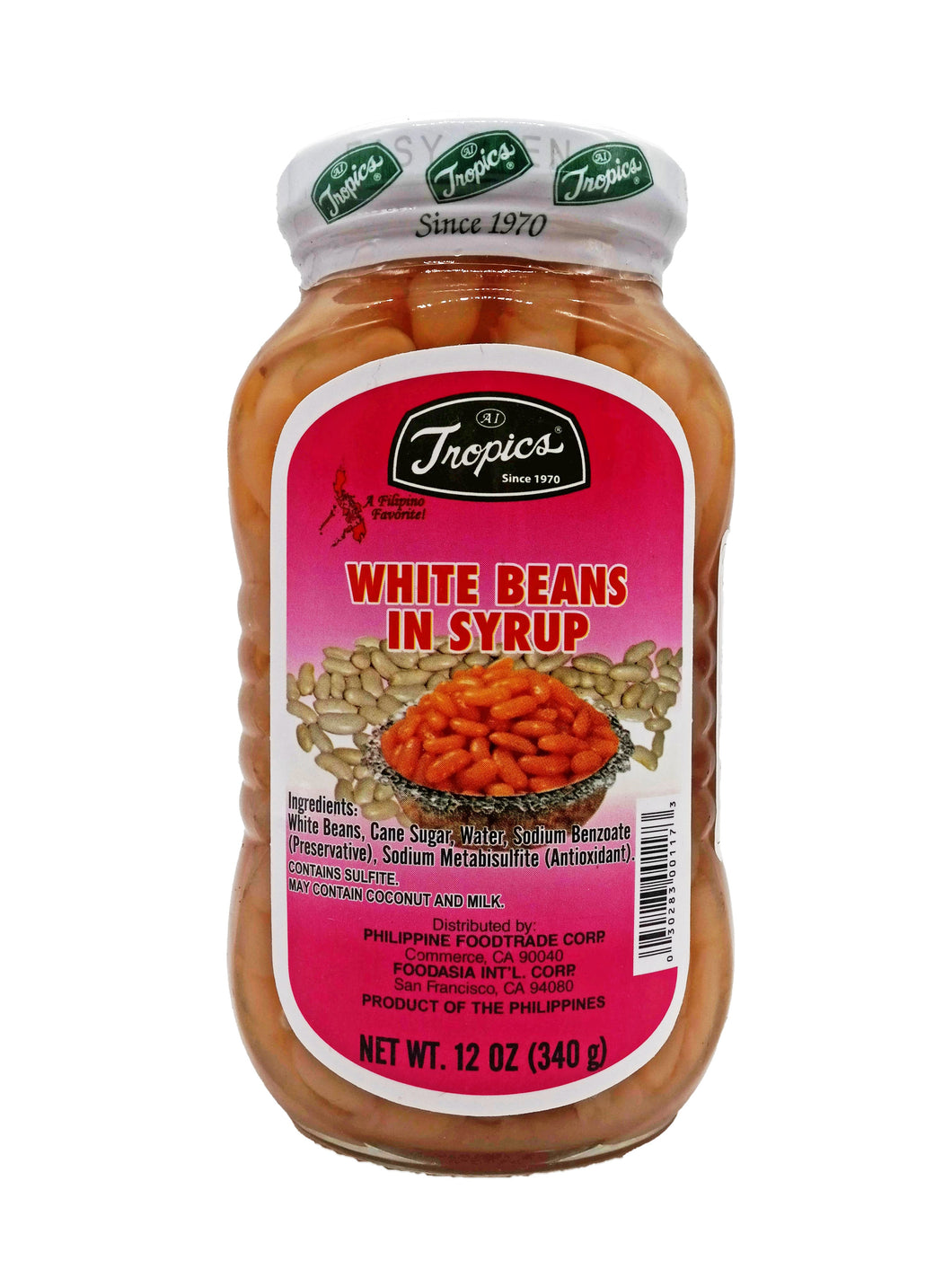 Tropics White Beans In Syrup