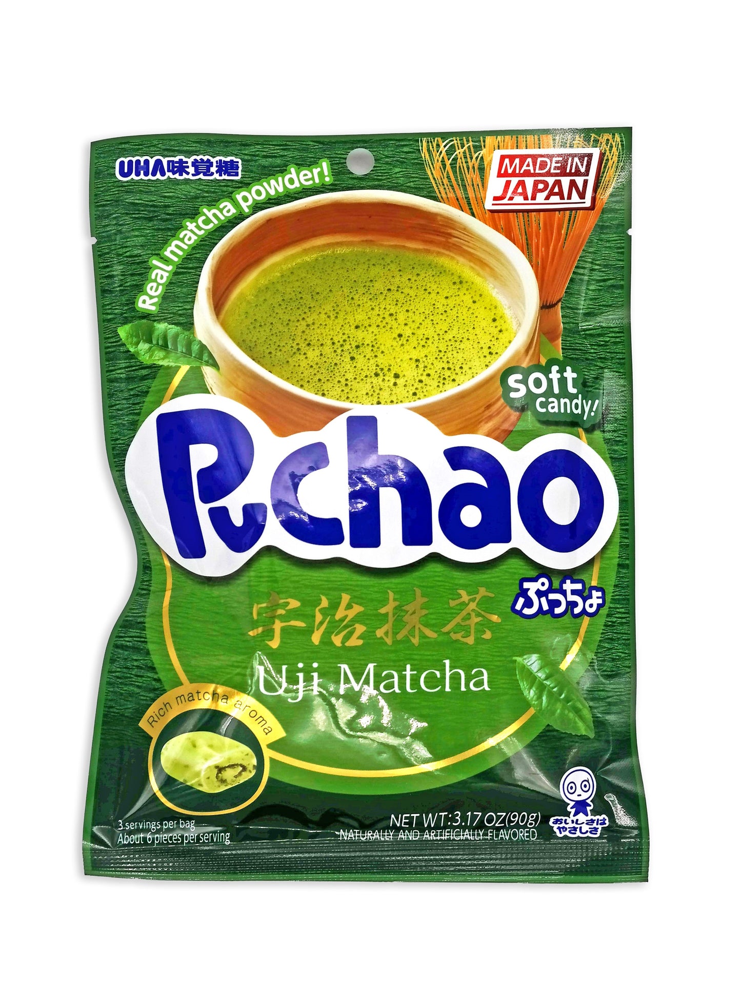 Puchao Chewy Candy Uji Matcha