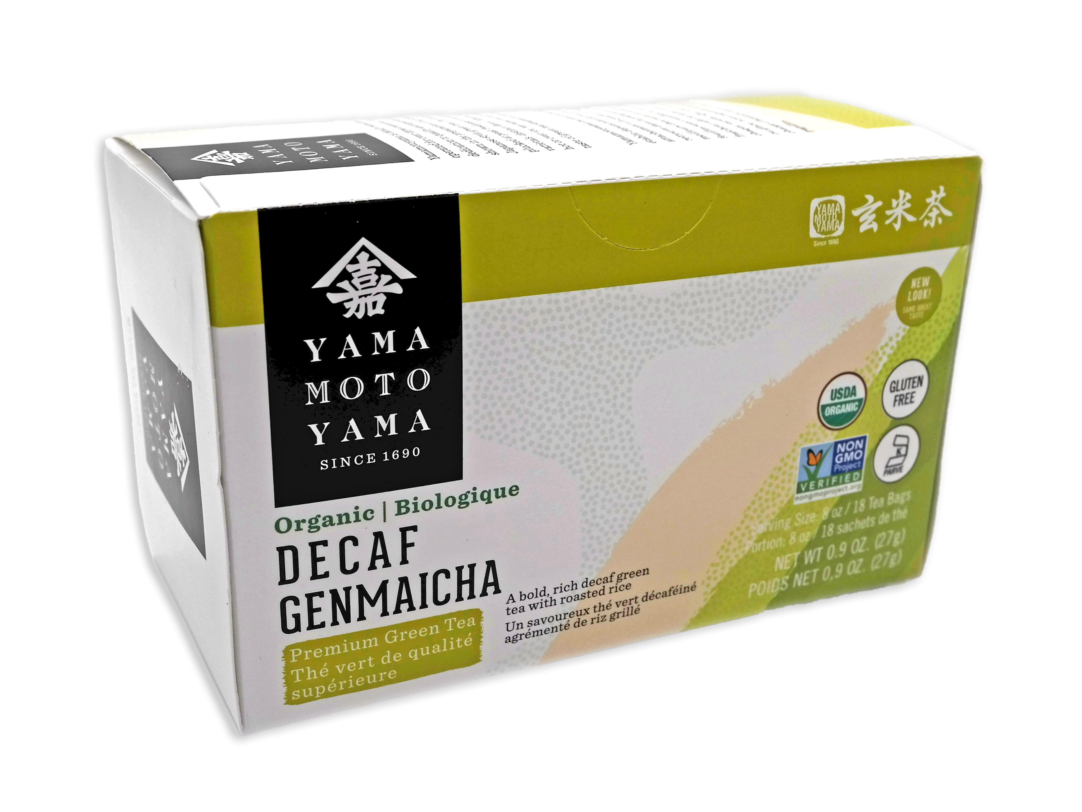 naojiyamamoto83　1506040 Yamamotoyama Organic Decaf Genmaicha (18 Tea Bags) – Asia Mart