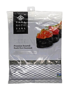 Yamamotoyama Silver Premium Roasted Sushi Nori Seaweed (10 Sheets)