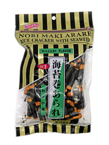 Shirakiku Nori Maki Arare - Wasabi Flavor 3 oz