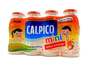 Asahi Calpico Mini Yogurt Flavored Soft Drinks - Lychee & Mango