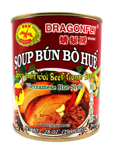 Dragonfly Spicy Artificial Beef Flavor Broth 28 oz