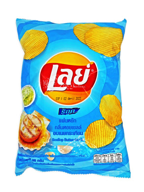 Lay's Scallop Butter Garlic Flavor Potato Chips