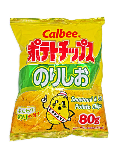 Calbee Seaweed & Salt Potato Chips