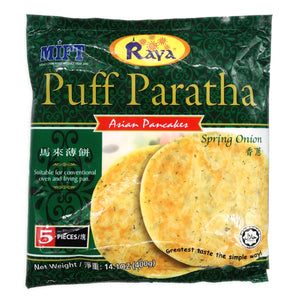 Raya Puff Paratha - Spring Onion ( 5 Pieces )