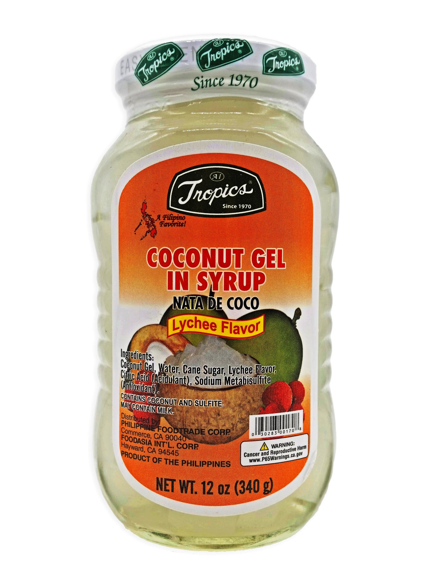 Tropics Nata De Coco - Lychee Flavor