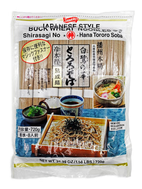 Shirakiku Japanese Style Buckwheat Noodles (Hana Tororo Soba)