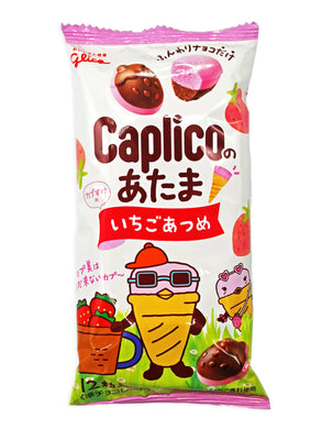 Glico Caplico Chocolate Snack With Strawberry Flavor