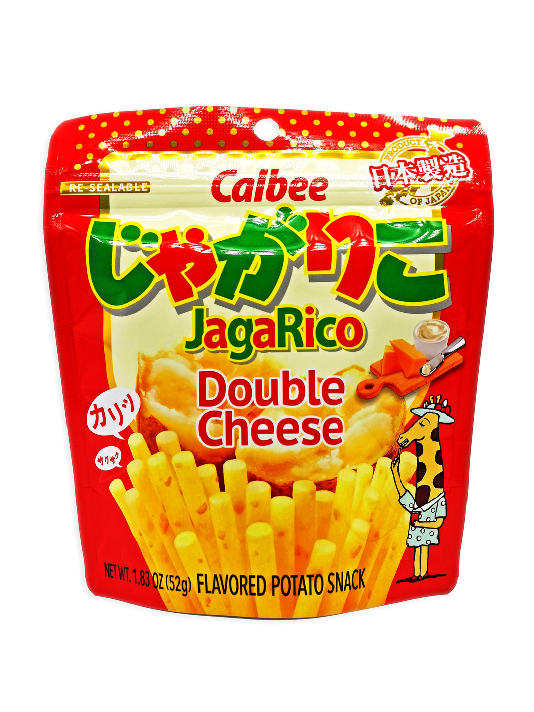 Calbee JagaRico Double Cheese Potato Snack