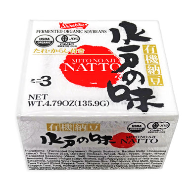 Shirakiku Organic Mito Noaji Natto 3pk