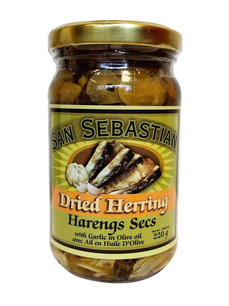 San Sebastian Dried Herring with Garlic in Olive Oil (Hot & Spicy)