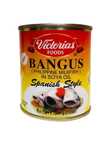 Victoria Foods Hot Bangus (Philippine Milkfish in Soya Oil)