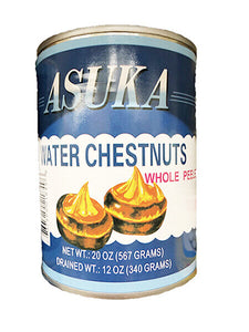 Asuka Water Chestnuts- Whole Peeled