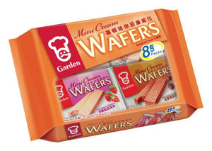 Garden Assorted Mini Cream Wafers 8 Packs