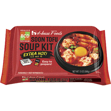 House Foods BCD Tofu House Soon Tofu Soup Kit (Extra Hot)