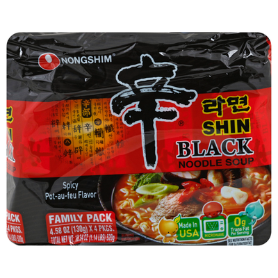 Nongshim Shin Black Noodle Soup- Family Pack