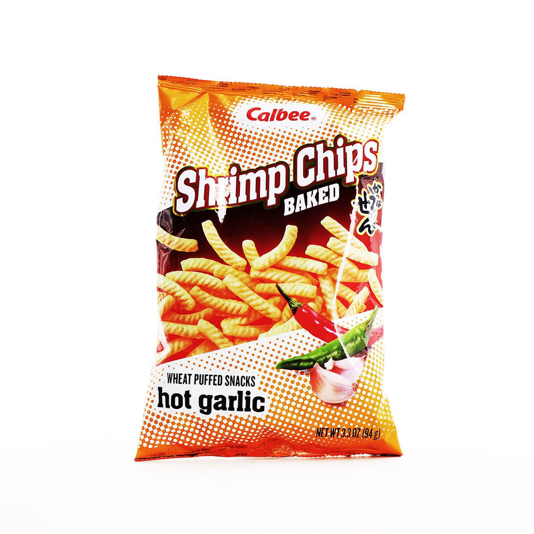 Calbee Baked Shrimp Chips- Hot Garlic