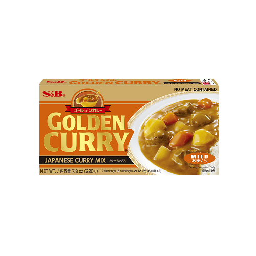 S&B Golden Curry Mild Curry Mix 7.8oz