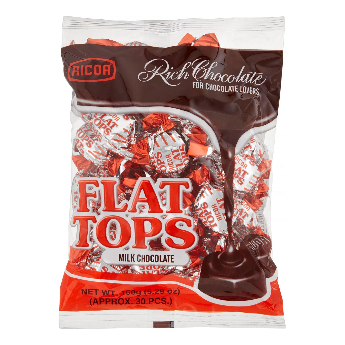 Ricoa Flat Tops Milk Chocolate
