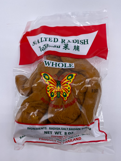 Butterfly Salted Radish- Whole