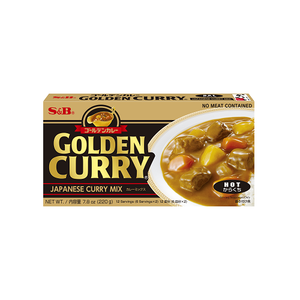 S&B Golden Curry Hot Curry Mix 7.8oz