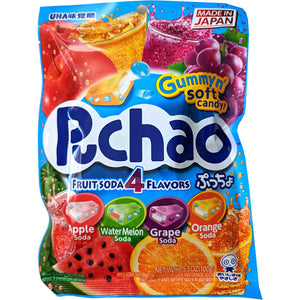 Puchao Chewy Candy Fruits Soda 4 Flavor