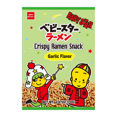 Baby Star Crispy Ramen Snack- Garlic Flavor