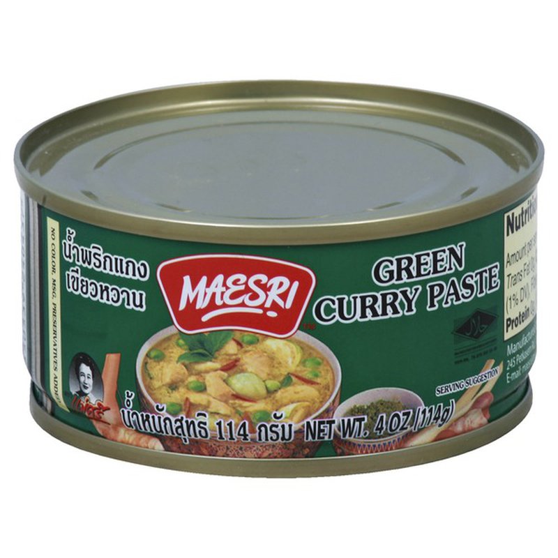 Maesri Thai Green Curry Paste