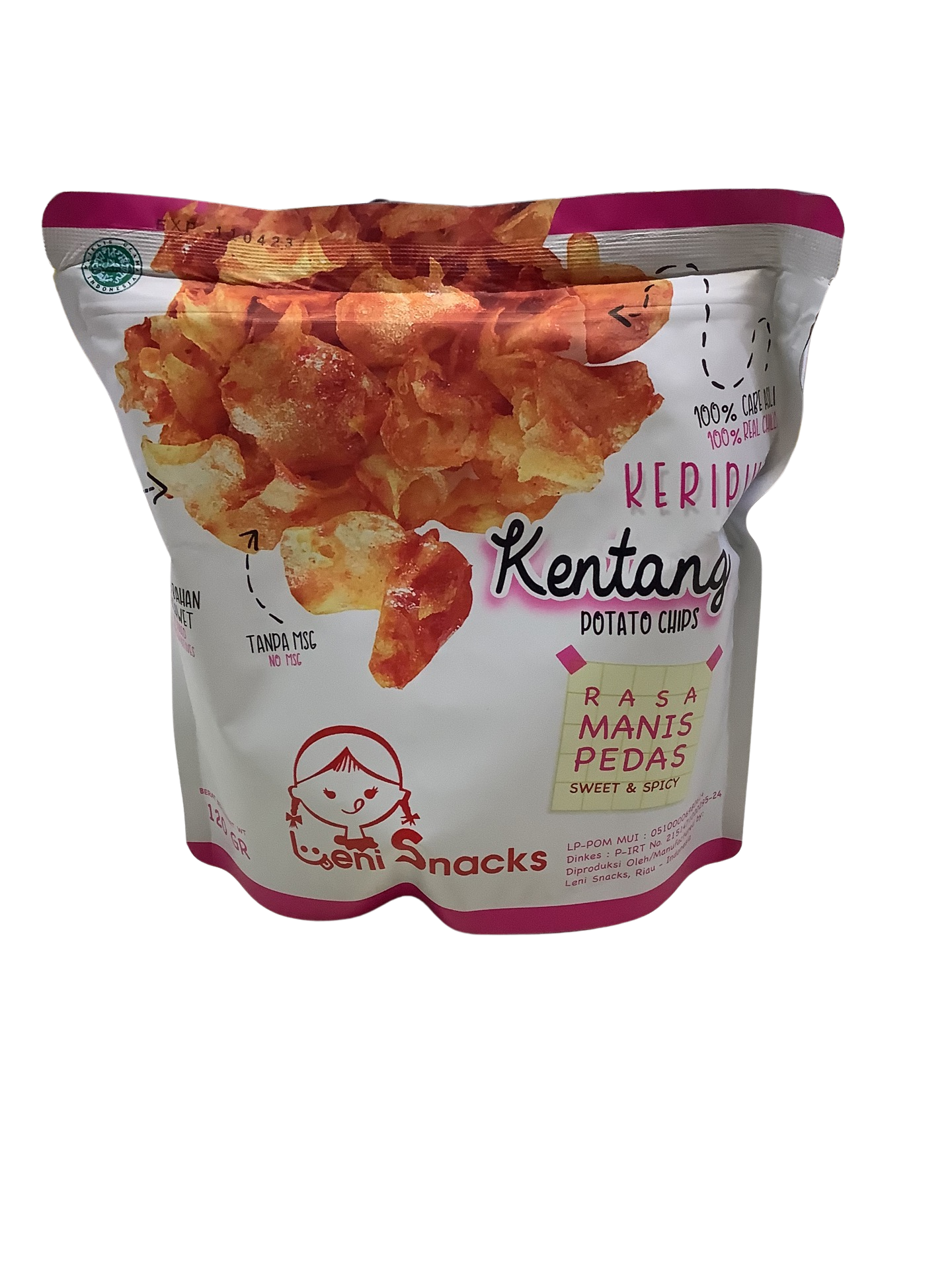 Leni Snacks Keripik Kentang (Rasa Manis Pedas)