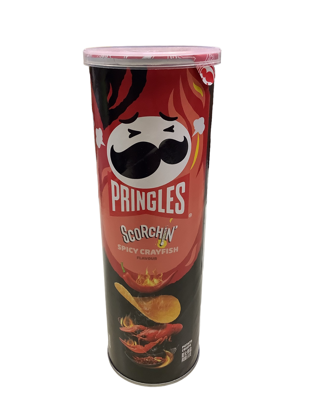 Pringles Potato Chips- Scorchin' Spicy Crawfish Flavor (China)