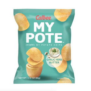 Calbee My Pote Potato Chips- Garlic Herb Butter