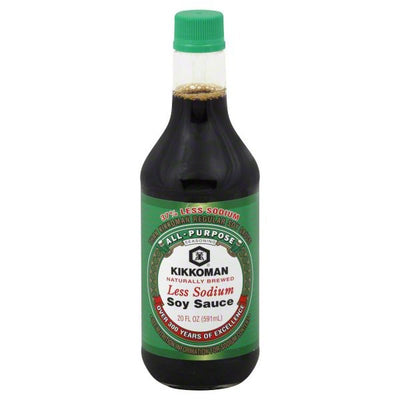 Kikkoman Less Sodium Soy Sauce 20oz