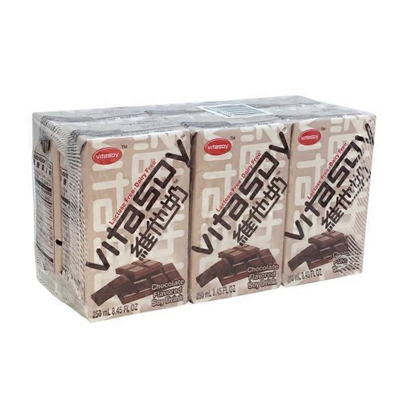 Vitasoy Chocolate Flavored Soy Drink 6pk