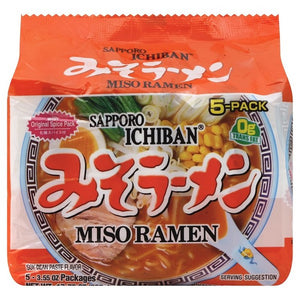 Sapporo Ichiban Miso Ramen- 5 pack