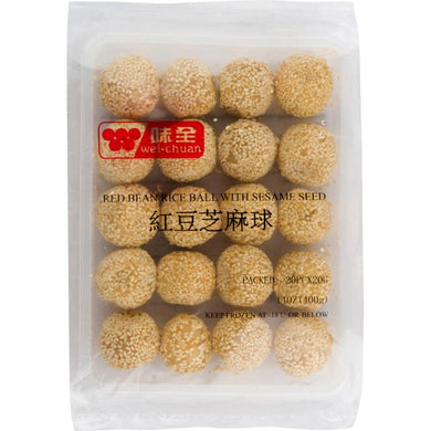 Wei Chuan Red Bean Rice Ball with Sesame Seed